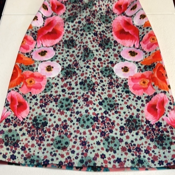 Clover Canyon Poppy Blossoms Neoprene Dress Sz M - Picture 10 of 10